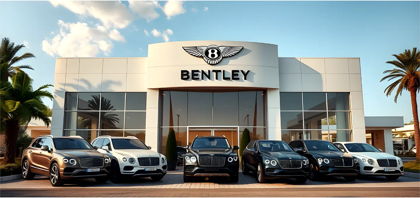 Bentley Dealership with Bentley Cars