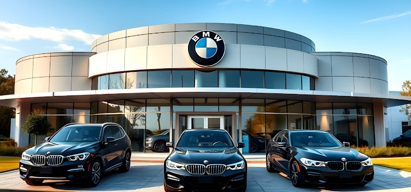 BMW Dealership with BMW Cars