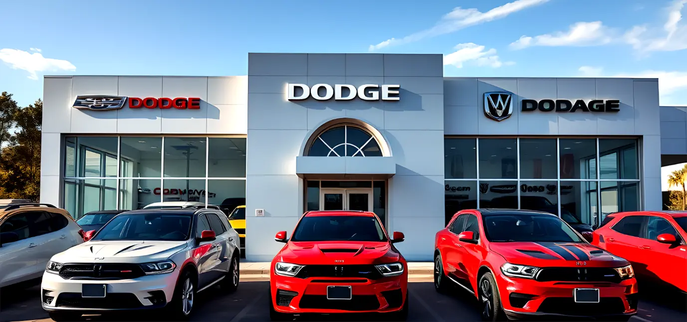 Dodge Dealership with Dodge Cars