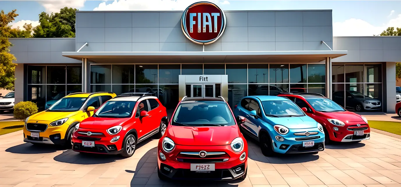 Fiat Dealership with Fiat Cars