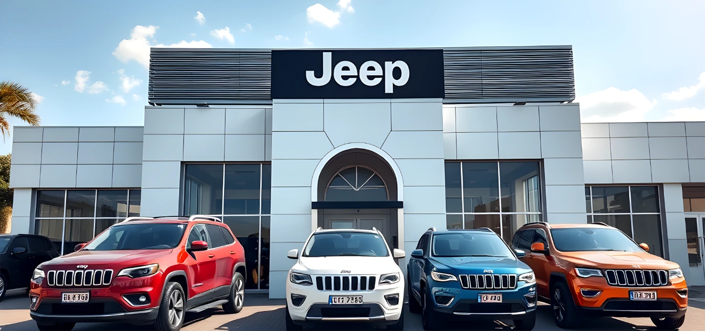 Jeep Dealership with Jeep Cars