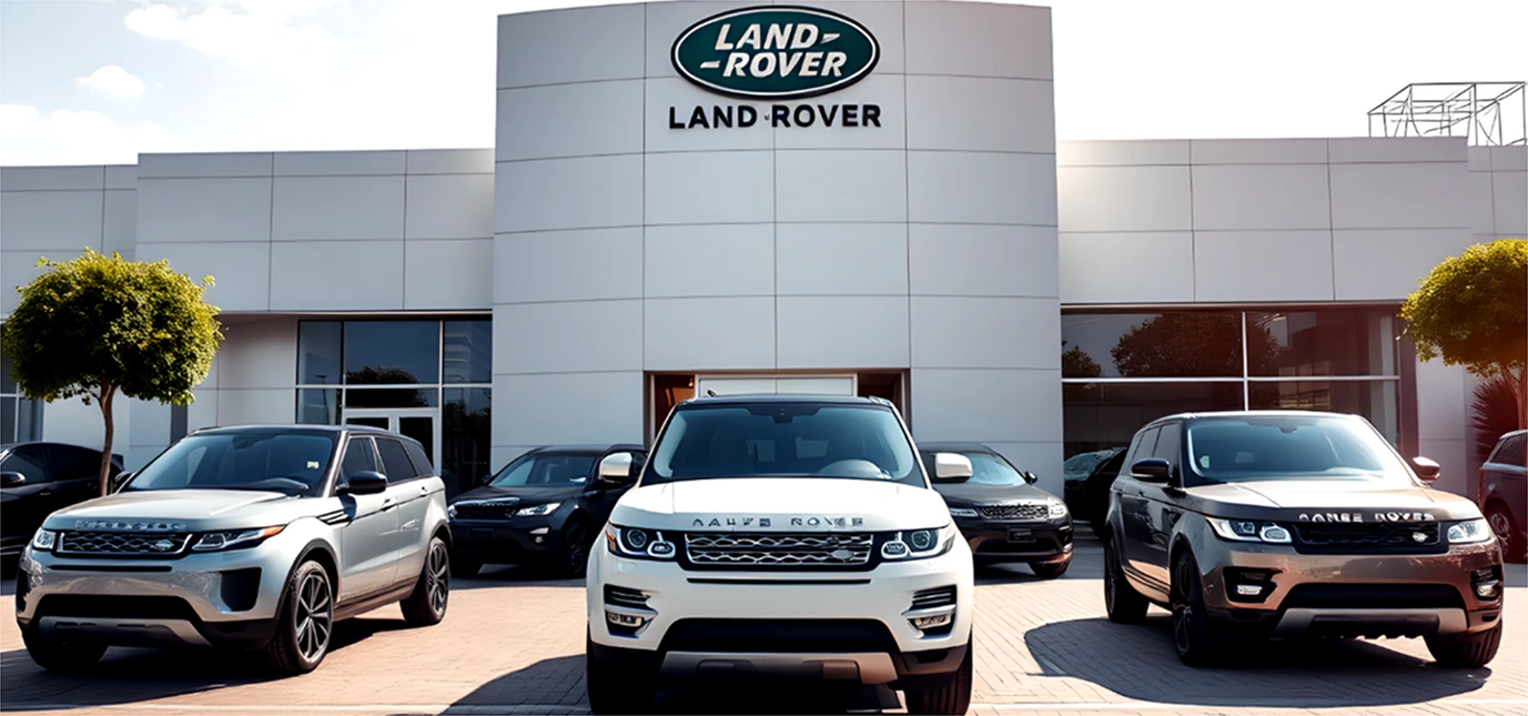 Land Rover Dealership with Land Rover Cars