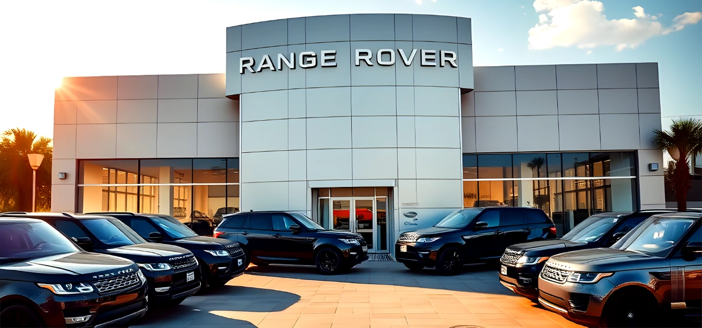 Range Rover Dealership with Range Rover Cars